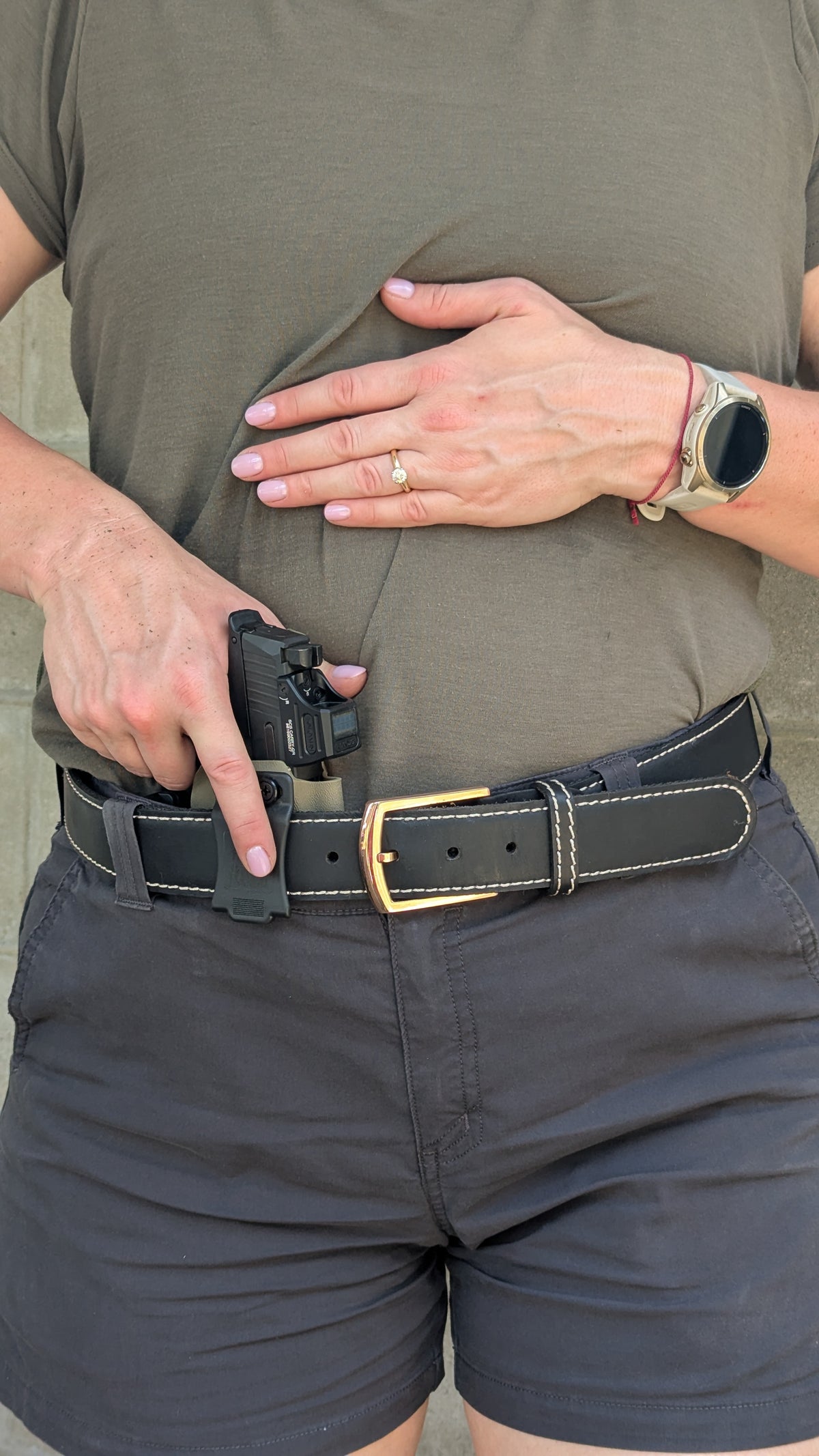 The Timeless Belt – Black/Rose Gold